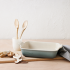 Stoneware Heritage Rectangular DishSea Salt image number 5